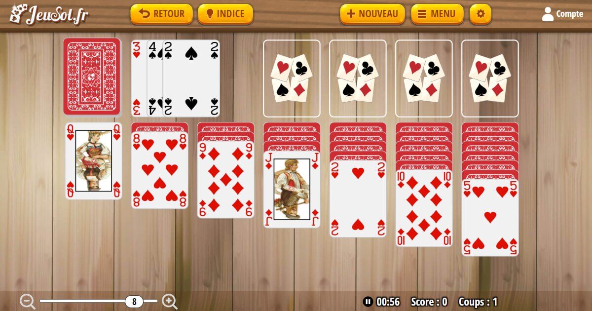 Solitaire Master - Trois jeux gratuits sur