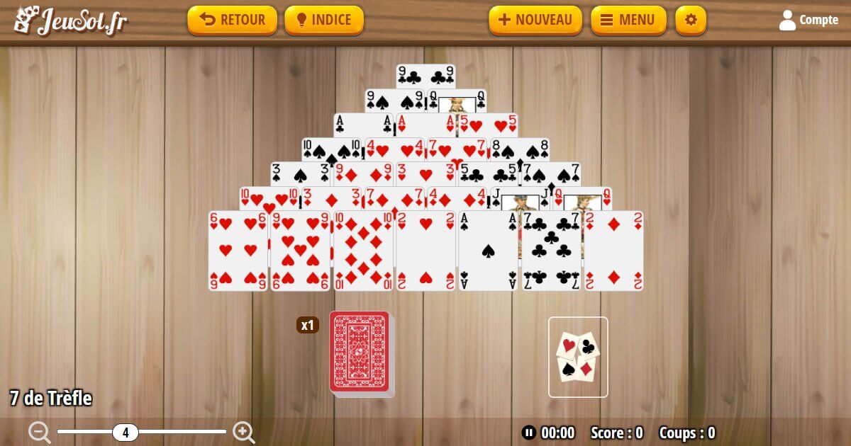 Pyramide Solitaire Jeusol Fr Pyramide Solitaire Jeusol Fr